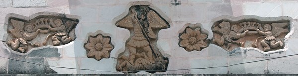 Façade portal, architrave reliefs - San Angel