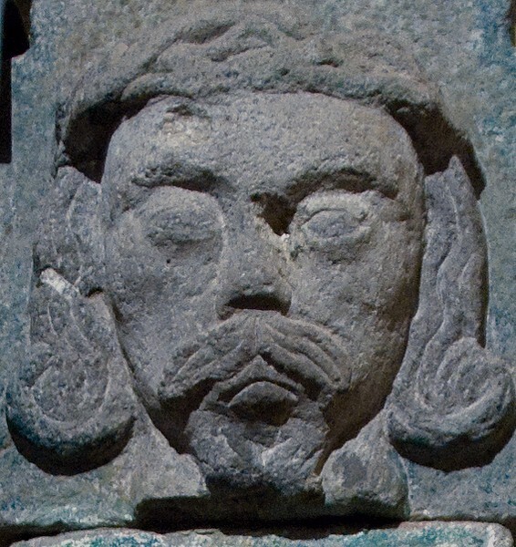 Convento museum, atrial cross, face of Christ - La Asunción de Nuestra Señora, atrio, portería, and nave & choir ceilings
