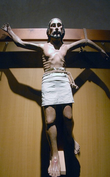 San Francisco, convento, Dimas o Gestas (Crucifixion) - Tzintzuntzan, Michoacán