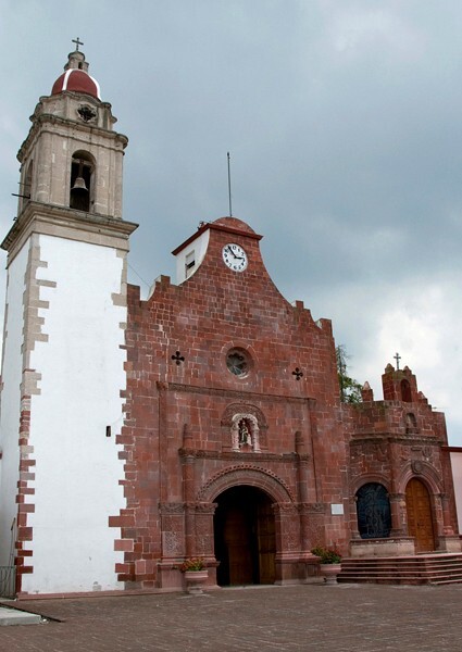 Façade, bell-tower & capilla abierta - San Francisco & capilla abierta