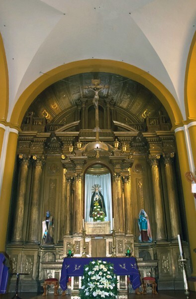San Bartolomé, high altar - Jalalcingo, Veracruz