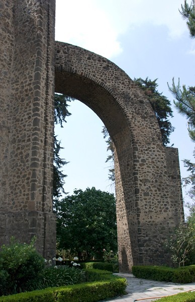 La Asunción, apse flying buttress - Milpa Alta