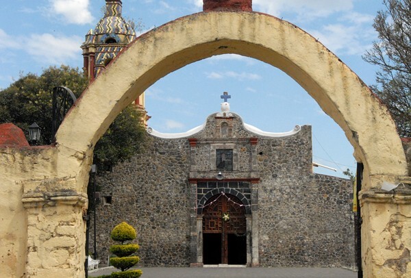San Pablo, atrial gate & façade - Oztotepec, México