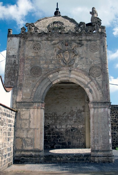 San Andrés, NW posa, S façade - San Andrés, Northwest posa chapel