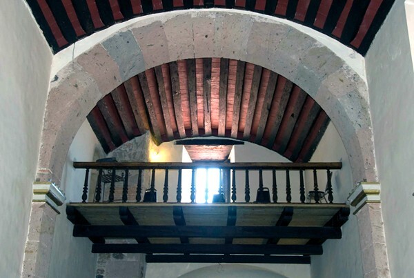 Hacienda Santa Cruz, chapel choir loft - Santa Cruz del Valle, Jalisco