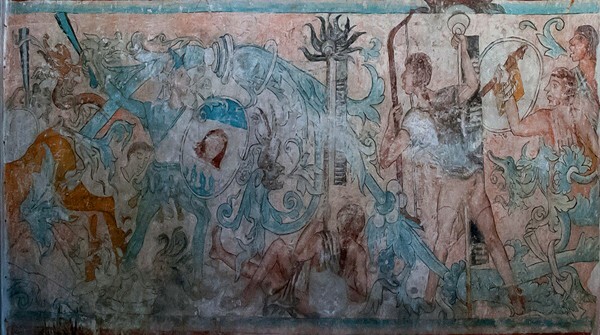 Sotocoro S wall mural - San Miguel Arcángel, nave, apse, & sotocoro murals