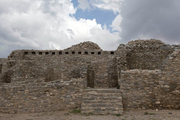 San Buenaventura, exterior nave - Gran Quivira, New Mexico