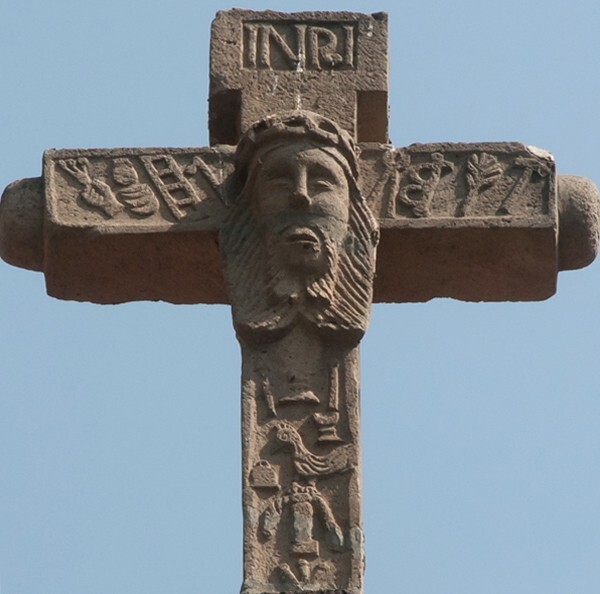 San Pedro Apóstol, roof cross - San Pedro Atzompa, México