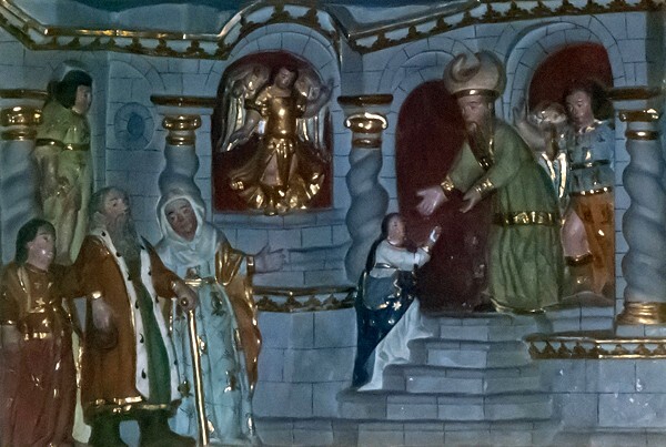 Sanctuary relief, Presentation of Our Lady at the Temple - Capilla del Rosario