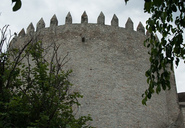 Santo Domingo, apse crenellation - Izúcar de Matamoros, Puebla