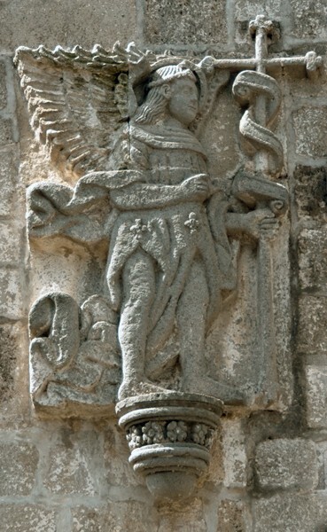 San Andrés, SW posa, N façade, St. Gabriel Archangel - San Andrés, Southwest posa chapel