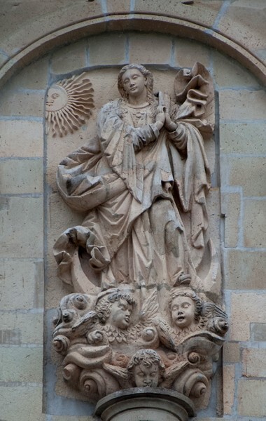 Façade gable relief, Virgin Immaculate - La Soledad