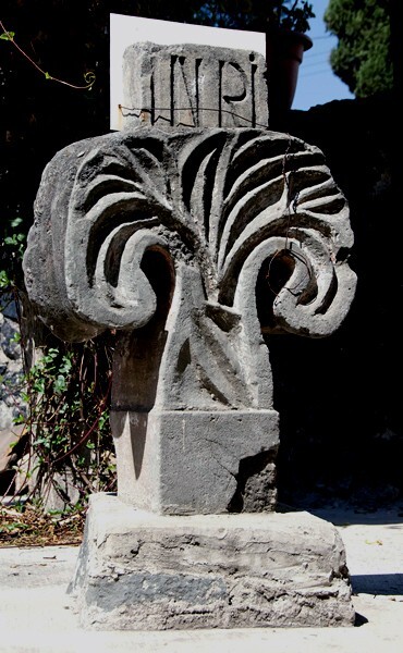 St. Lawrence, head of (lost) cross - Huipulco