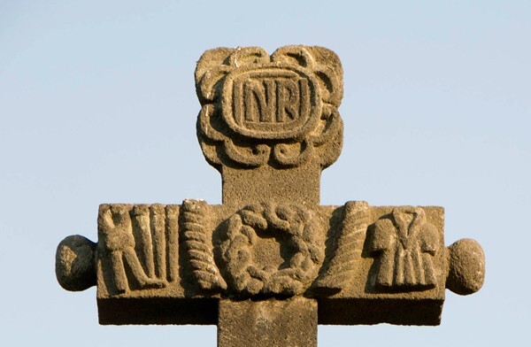 San Miguel Arcángel, atrial cross, front crossing - Atlautla, México