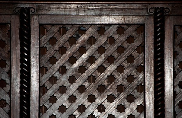 San Jerónimo, nave confessional, detail - Amanalco de Becerra, México