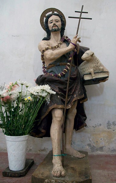 Santa Catarina, nave sculpture, St. John the Baptist - Ixtepeji, Oaxaca