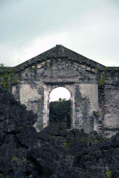 San Juan Bautista, façade portal - Parangaricutiro, Michoacán