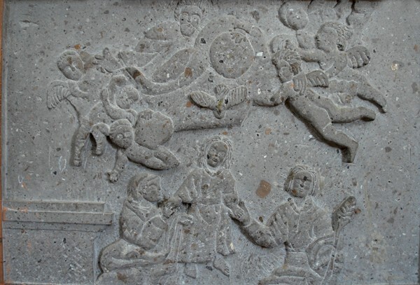 Nuestra Señora del Sagrario, pulpit relief - Tamazula de Gordiano, Jalisco