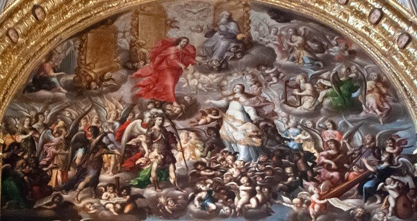Sacristy painting detail - Catedral de La Asunción