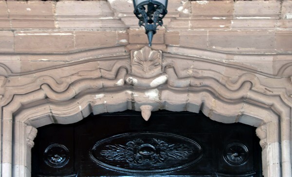 Palacio de Gobierno, main portal detail - Durango, Durango