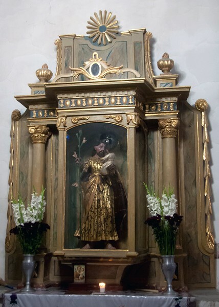 Santa Ana del Valle, Oaxaca, Santa Ana Yaguiza, nave San José altar - Oaxaca