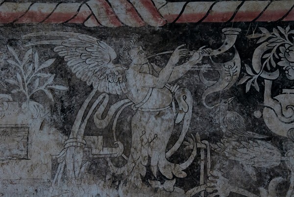 Nave dado mural - Santiago Apóstol (ruins)