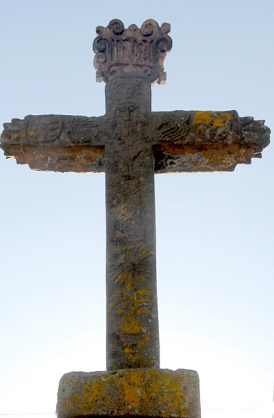San Pablo, atrial cross, front - San Pablo Huantepec, México