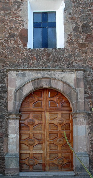 San Mateo, lateral portal - Irimbo, Michoacán