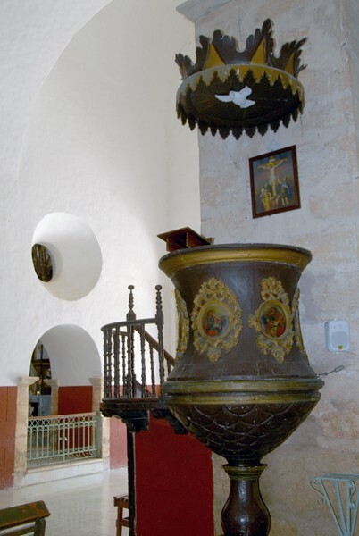 San Francisco, pulpit - Conkal, Yucatán