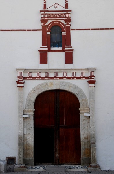 San Pedro Apóstol, façade & main portal - San Pedro Tlaquilpan, Hidalgo