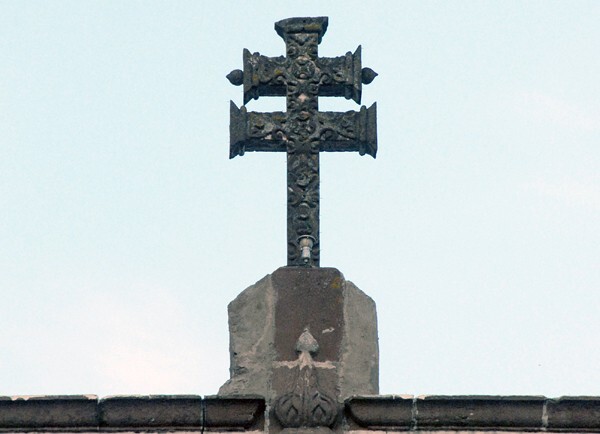 Santiago Apóstol, roof cross - Tuxpan, Michoacán