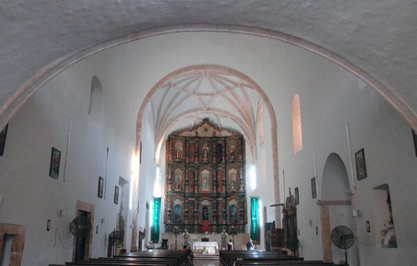 San Bernardino de Sena, nave - Valladolid (Sisal), Yucatán