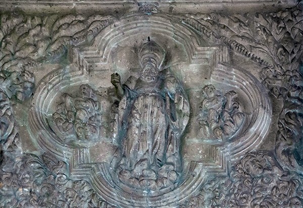 Nave portal relief, St. Augustine - San Agustín