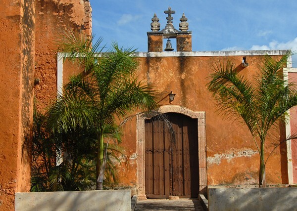 San Juan Bautista, sacristy portal & espadaña - Tekax, Yucatán