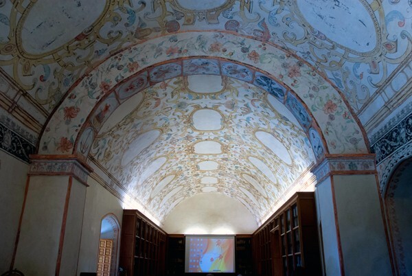 Burgoa Library, vaulting - Convento