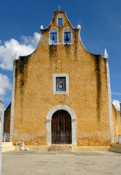 La Asunción, façade - Bokobá, Yucatán