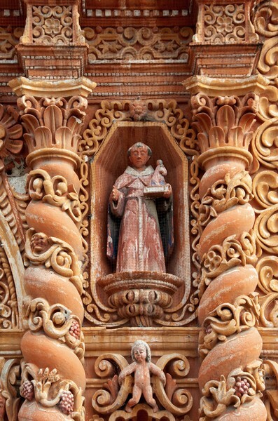 Second story (right), St. Anthony of Padua - Façade, lateral portal & sacristy door