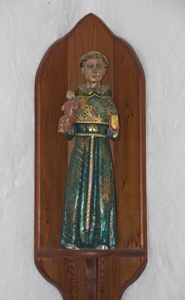 Nave statue, St. Anthony of Padua - Mission San José
