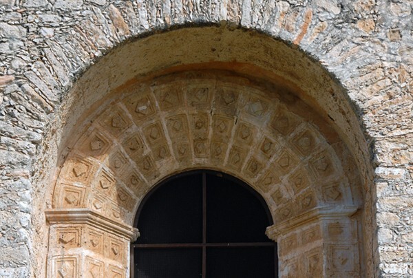 Santa Clara de Asís, exterior nave window - Dzidzantún, Yucatán