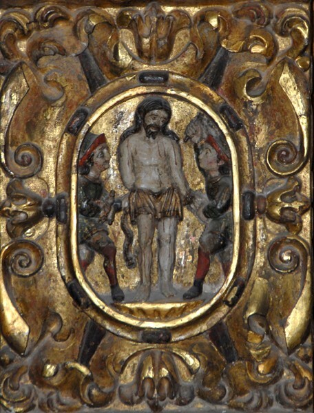 Predella: Flagellation of Christ - San Miguel Arcángel, nave Nuestra Señora de la Soledad retablo