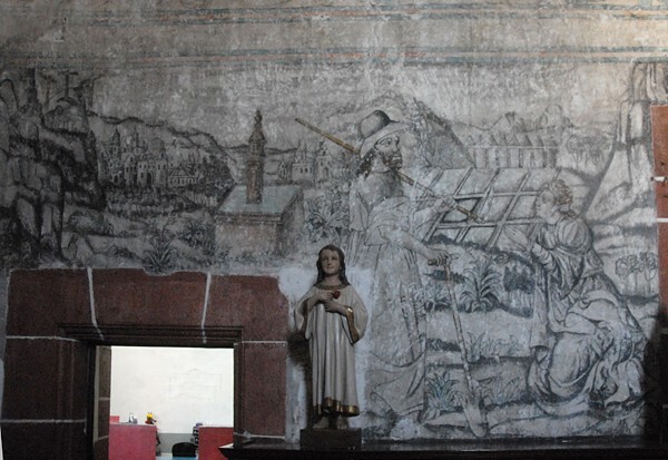 Noli me tangere - San Miguel Arcángel, sacristy murals