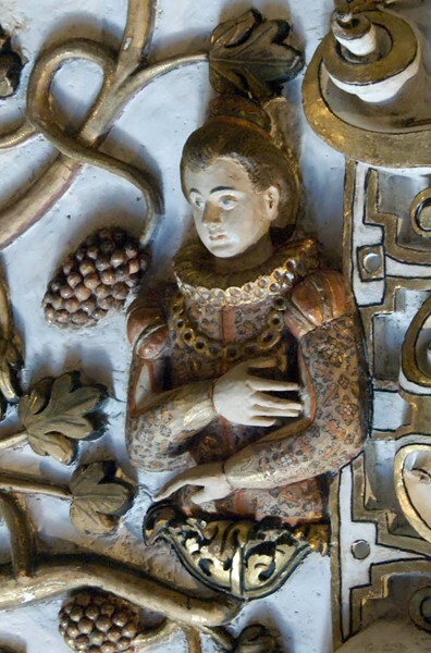 St. Dominic family tree, base detail - Sotocoro