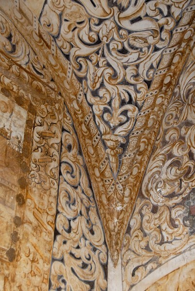 Corner vault mural - Camarín de la Virgen