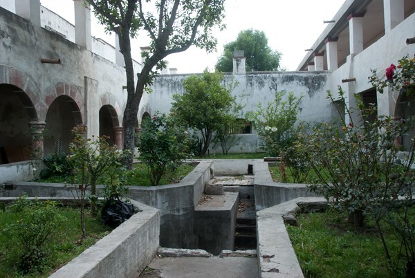 Cloister - Cloister grisaille murals
