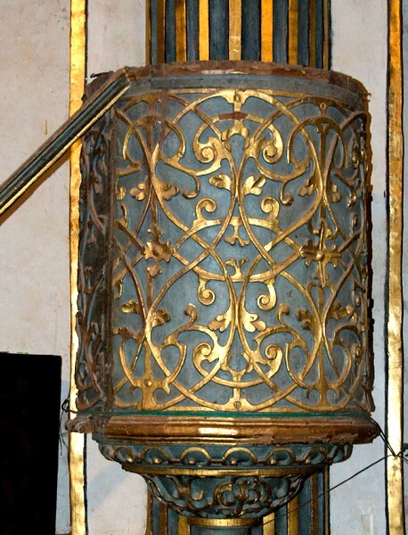 Pulpit - Santa Ana, high & nave altars
