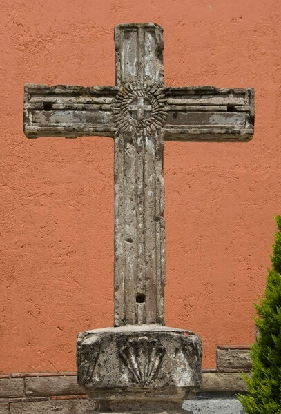 La Purísima Concepción, atrial cross - Cuexcomatitlán, Jalisco