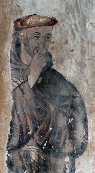 Convento mural, Franciscan friar - San Juan Evangelista