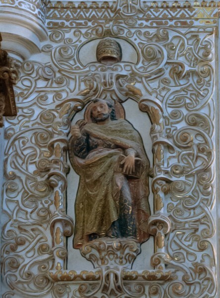 Chancel arch (left) - High Altar & Chancel Arch