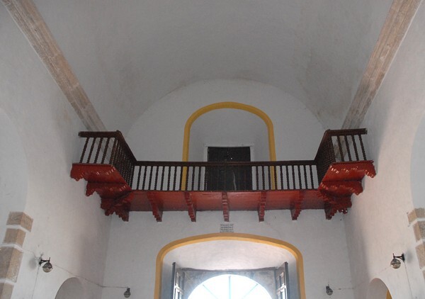 San Bernardino de Sena, choir loft - Tetiz, Yucatán