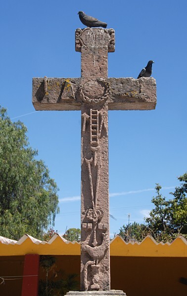 San Agustín, atrial cross, front - San Agustín